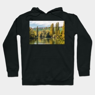 River Rhine at Monastery Rheinau - Switzerland Hoodie